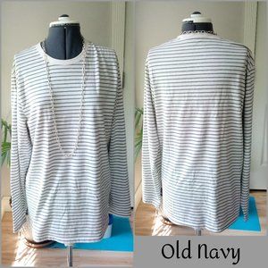 Old Navy Long Sleeved Striped Tee